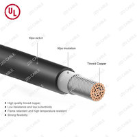 JZD Kabel H1Z2Z2-K Solarkabel 6mm2 Solarpanel-Kabel Photovoltaik-Draht Rot & Schwarz Verzinntes Kupfer Solarkabel