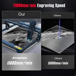 Máquina de Grabado Láser <span class=keywords><strong>ATOMSTACK</strong></span> <span class=keywords><strong>A10</strong></span> S10 X7 <span class=keywords><strong>PRO</strong></span> <span class=keywords><strong>50W</strong></span>, Cortadora CNC Offline, Grabador DIY de Alta Precisión para Metal, Madera, Vidrio y Cerámica - Product Image 5