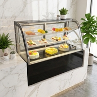 Vente directe d'usine, réfrigérateur pour la présentation de gâteaux, design moderne, réfrigérateur commercial pour la présentation de gâteaux pour restaurant occidental