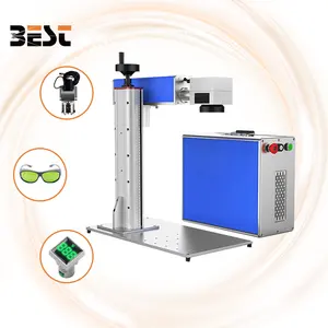 Máquina de marcação a laser de fibra para cartão de crédito placa de identificação 20W 30W 50W
