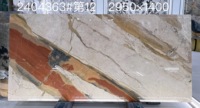Dalle de Quartzite Orange de Luxe pour Îlot de Cuisine, Comptoir, Salle de Bain, Escalier - Pierre Naturelle de 20 mm d'Épaisseur, Design Moderne, Direct Usine