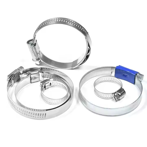 Colliers de serrage réglables en acier à vis sans fin Finition zinc Colliers de serrage automobiles Système de mesure métrique OEM personnalisable 120mm - Product Image 2