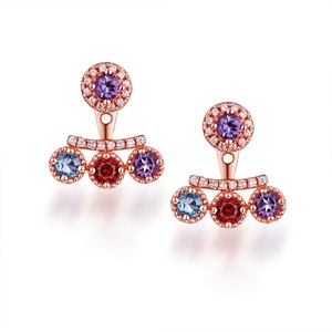 Offre Spéciale Pierres Précieuses Micro Réglage 925 <span class=keywords><strong>Argent</strong></span> Or Jhumka Boucles <span class=keywords><strong>D</strong></span>'oreilles Design Avec <span class=keywords><strong>Prix</strong></span> - Product Image 2