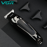 VGR V-030 Tondeuse à Cheveux Électrique Rechargeable, Silencieuse, Professionnelle et Sans Fil pour Hommes
