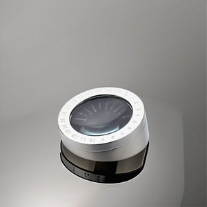 Reloj Mecánico Moderno de Lujo Personalizado, Reloj de Mesa con Hora Mundial, Pinza para Papel con Aguja, Lupa, Base de Metal, Regalos de Oficina, Calendarios - Product Image 5