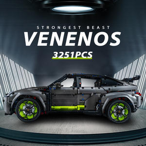 KBOX 10511 Klemmbausteine Urus Spielzeugbausteine City Super-Rennwagen Baukasten für Kinder High-Tech-Spielzeug Motorisiertes Geschenk - Product Image 6