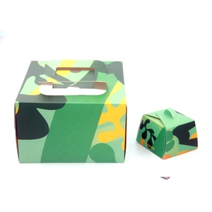Caja de pastel de galletas Bento de papel de Navidad rosa con logotipo impreso de cartón personalizado al por mayor a buen <span class=keywords><strong>precio</strong></span> razonable con ventanas - Product Image 4
