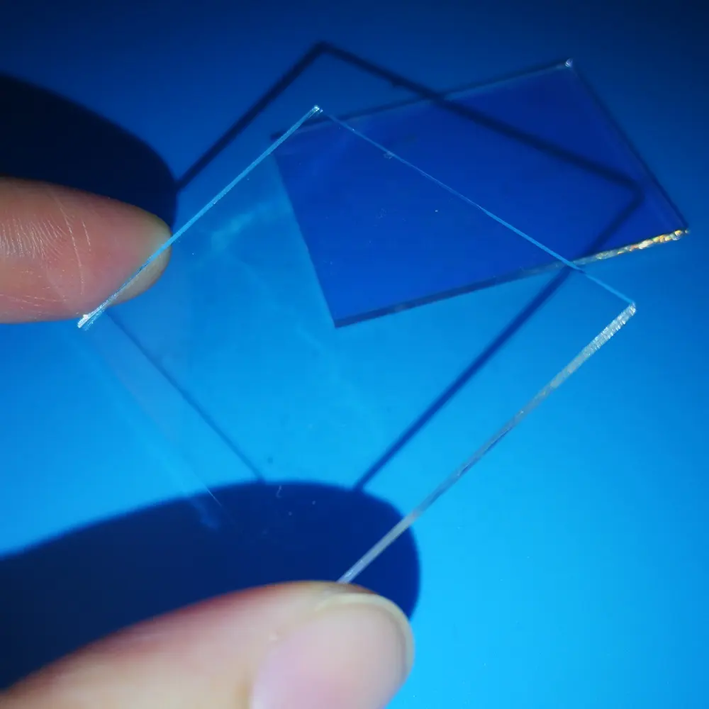 D263T Ultra Thin Transparent 0.1mm-0.7mm Thickness Optical Glass