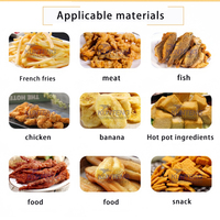 Línea de producción de patatas fritas de 500 Kg/h Línea de producción de patatas fritas congeladas Línea de producción de patatas fritas y patatas fritas