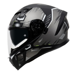 ABS หมวกกันน็อคมอเตอร์ไซค์แบบเต็มใบหน้าเลนส์คู่พร้อมช่องเสียบหูฟังอุปกรณ์เสริมสำหรับผู้ใหญ่ขนาด L 4XL - Product Image 2