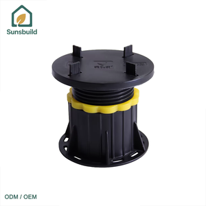 Sunsbuild Height Adjustable Plastic Pedestal Joist Support Heavy Duty <b>Decking</b> Support Pedestal for Outdoor Deck & Tile - Product Image 2