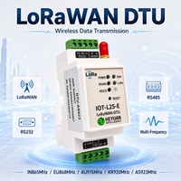 Módulo LoRaWAN Heyuan SX1262 EU868MHz RS485 Transceptor con Alcance de 1km, Comunicación Inalámbrica IoT Modbus RTU/LoRaWAN Clase C
