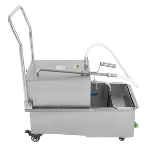 Commercial <strong>Fryer</strong> <strong>Oil</strong> <strong>Filter</strong> Cart <strong>Machine</strong> | <strong>Deep</strong> <strong>Fryer</strong> <strong>Oil</strong> Filtration System for Cooking &amp; Frying <strong>Oil</strong> - Product Image 6