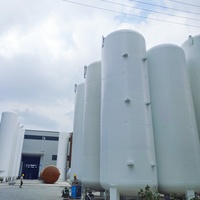 Alta tecnología 30M3 16bar Tanque de almacenamiento de baja temperatura Tanque de presión de oxígeno líquido