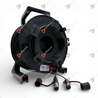 Câble à fibres optiques blindé 2 cœurs Dual_LC Monomode Multimode 100m 200m Connecteur SO2M Compatible avec N/eutrik OpticalCON