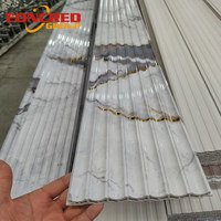 Paneles de Pared Modernos de PVC EONCRED, Ignífugos, Antiestáticos, Resistentes a la Humedad, Impermeables, Insonorizantes, con Patrón Geométrico, para Sala de Estar y Comercios