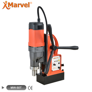 MW-50T 50mm haute vitesse en acier foret hélicoïdal vertical fer plaque machine de forage magnétique - Product Image 3