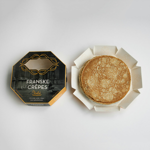 Boîte d'emballage de cône de gaufre en papier de boulangerie biodégradable avec Logo imprimé personnalisé pour aliments, vente en gros - Product Image 4