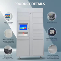 Akıllı Dış Mekan Paket Kutusu Sistemi, Daireler ve Topluluklar için Çok Dilli Yazılıma Sahip Su Geçirmez Elektronik Teslimat Dolabı