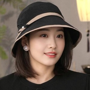 Chapeau Bob <span class=keywords><strong>Femme</strong></span> Style Pêcheur pour Sorties Printemps-Été, Protection Solaire, Effet Amincissant, Polyvalent, Séchage Rapide, Respirant, Haute Qualité - Product Image 3
