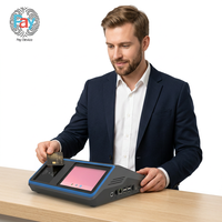 Terminal de paiement Android 14 avec imprimante thermique 58 mm, SDK activé, écran 10,1 pouces 1280x800, stockage 32 Go, NFC, CE, FCC, ROHS