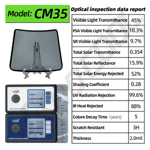 فيلم تظليل نوافذ سيراميك نانو للرؤية الليلية عالية الدقة 2 مل، مضاد للخدش، يحجب 99% من الأشعة فوق البنفسجية و90% من الأشعة تحت الحمراء، يدوم لأكثر من 5 سنوات للسيارات - Product Image 2