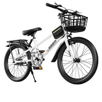 Vélo de montagne pour enfants de 20, 22 et 24 pouces, cadre en acier carbone, transmission par chaîne, capacité de charge de 100 kg, vélo de course pour enfants pour l'école