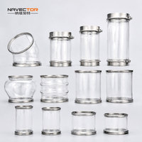 Conector Flexible de PU Industrial Transparente NFH, Conexión Suave Anti-Fugas para Tamices Vibratorios