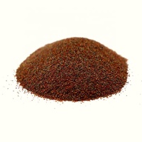 Sable de grenat brun rougeâtre de qualité industrielle 30/60 80 Mesh, abrasif de grenat pour le sablage et la préparation des surfaces