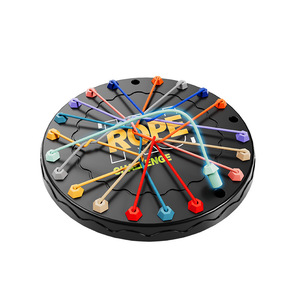 <span class=keywords><strong>Juego</strong></span> <span class=keywords><strong>de</strong></span> <span class=keywords><strong>Mesa</strong></span> Yuglow Rope <span class=keywords><strong>Unlock</strong></span> Challenge, Juguete Educativo para Niños <span class=keywords><strong>de</strong></span> 3 a 6 Años, <span class=keywords><strong>Juego</strong></span> <span class=keywords><strong>de</strong></span> Rompecabezas para Entrenamiento <span class=keywords><strong>de</strong></span> Concentración, Doble Batalla - Product Image 4