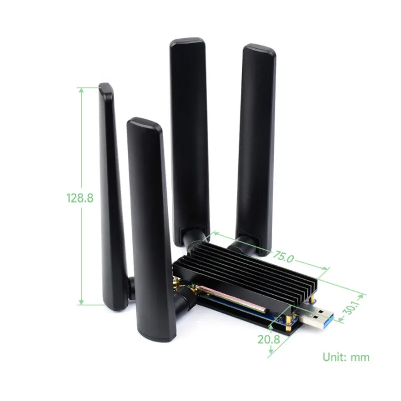 USB 5G modem hỗ trợ 5G NR nsa ở chế độ kép 5g UFi