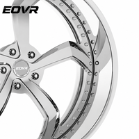 Rines EVOR Forjados Personalizados de 2 Piezas, Cóncavos Profundos, PCD 6X139.7 5x120 5x130, 16 19 20 24 26 Pulgadas para Autos de Pasajeros
