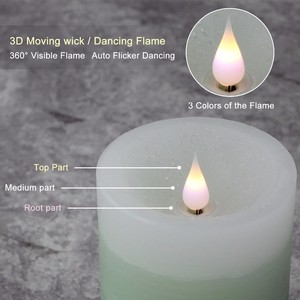 Simplux warmwhite <span class=keywords><strong>LED</strong></span> nến để trang trí <span class=keywords><strong>Flameless</strong></span> <span class=keywords><strong>LED</strong></span> Nến 4 giờ 8 giờ hẹn giờ - Product Image 3