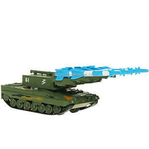 KDW 685055 /40 Legierung Flugabwehrraketen-Panzer Druckguss-Spielzeug Luftverteidigungs-Raketenpanzer-Modell mit Schießfunktion - Product Image 4