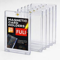 Vente en gros de protège-cartes de jeu transparents 35PT, porte-cartes magnétique One Touch pour cartes de sport, cartes de baseball, cartes à collectionner