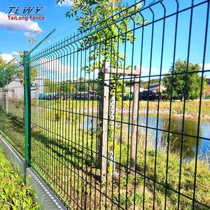 TLWY OEM ODM PVC galvanizli 3d kavisli çit paneli 3d viraj tel örgü bahçe çit 3d viraj çit özelleştirilmiş hizmetler için destek - Product Image 4