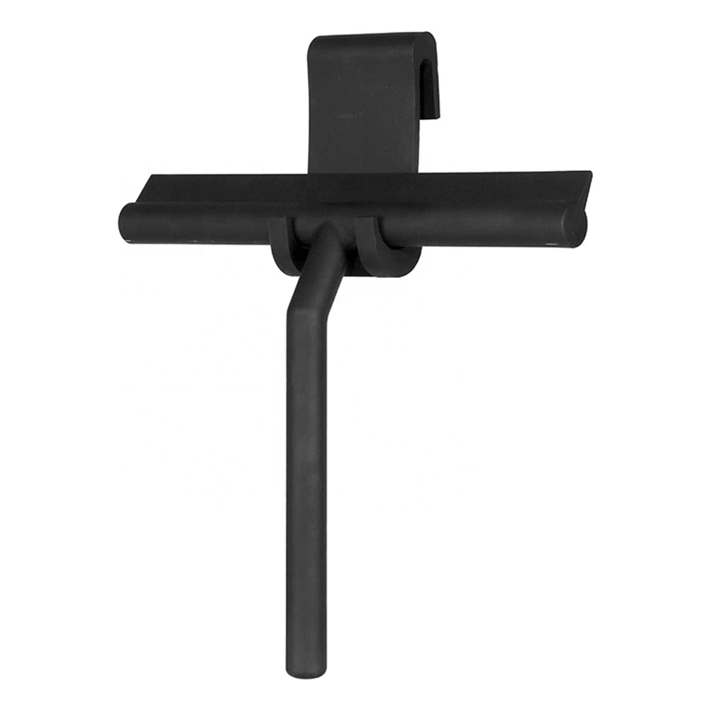 Силиконовый скребок для мытья окон, скребок для душа с крючком для мытья стекол