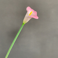 JA-004 Fleurs artificielles en soie Calla Lily, tiges de Calla Lily artificielles pour la décoration de mariage et de la maison