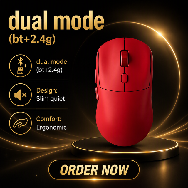 Wholesale Ergonomic Mouse Rechargeable Silent Click Bluetooth 2.4G Comfortable Office Mouse for Computer