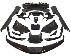 Kit carrosserie en fibre de carbone style OEM pour <span class=keywords><strong>Ferrari</strong></span> <span class=keywords><strong>SF90</strong></span>, pièces automobiles personnalisées haut de gamme, design aérodynamique, amélioration extérieure - Product Image 2
