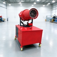 Machine de pulvérisation de brouillard d'eau industrielle de 50 m à vendre avec une opération à haute efficacité pour le refroidissement des usines