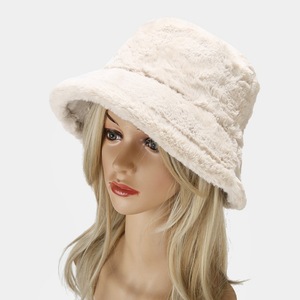 FF2992 Chapeau Bob Hiver Chaud pour Femme en Fausse Fourrure, Casquette de Pêcheur Personnalisée, Chapeau Bob Doux et <span class=keywords><strong>Moelleux</strong></span> en Peluche - Product Image 5
