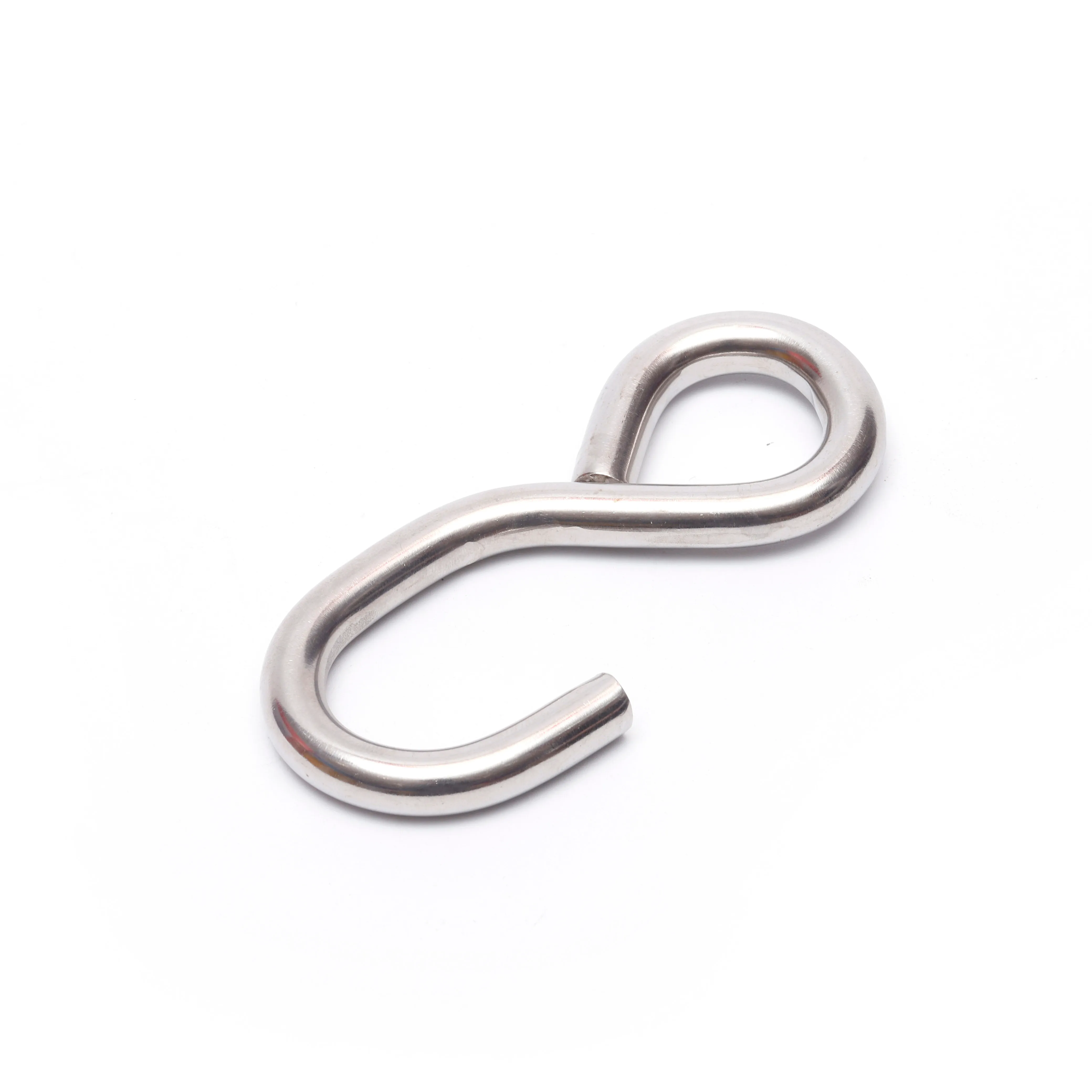 1 inch 0.8T 800kg metal stainless steel double s hook for ratchet tie down strap
