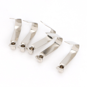 Industrial-use V-Shaped Stainless Steel Touch <strong>Button</strong> <strong>Spring</strong> Tent Pole Push <strong>Clip</strong> Tube Locking - Product Image 4