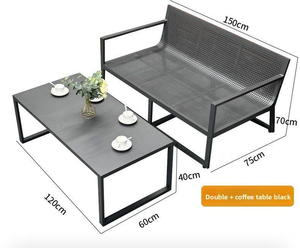 Chaise <span class=keywords><strong>de</strong></span> <span class=keywords><strong>jardin</strong></span> d'extérieur en aluminium, mobilier <span class=keywords><strong>de</strong></span> patio, chaises longues, ensemble <span class=keywords><strong>de</strong></span> canapés d'extérieur en aluminium imperméable et résistant au soleil - Product Image 6