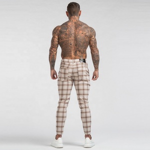 Uomini Skinny Fit Stretch Controllare <span class=keywords><strong>Pantaloni</strong></span> <span class=keywords><strong>di</strong></span> Marca <span class=keywords><strong>Pantaloni</strong></span> <span class=keywords><strong>di</strong></span> cotone <span class=keywords><strong>di</strong></span> Alta degli uomini <span class=keywords><strong>di</strong></span> Strada <span class=keywords><strong>Pantaloni</strong></span> & <span class=keywords><strong>Pantaloni</strong></span> - Product Image 3