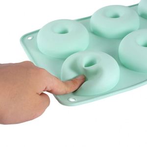 Food Grade Silicone Square 8-Hole Doughnut <b>Cake</b> <b>Mold</b> Non-Stick Reusable Cheese Soap Candle Baking Tools Heat Resistant - Product Image 3