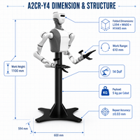 Robots collaboratifs d'automatisation industrielle à pulvérisation intelligente haute puissance personnalisables avec moteur PLC et construction en alliage métallique