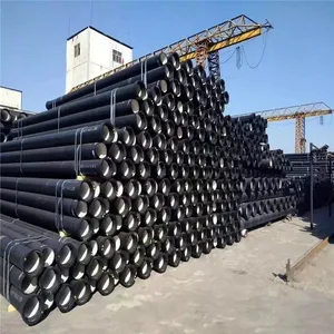 K12 DN500 Pipe Nodular Cast Iron Ductile Iron Black For Fire Fighting Thick-walled Pipe