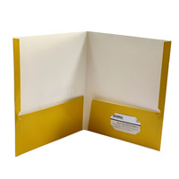 Porte-documents A4 personnalisé pour cartes de visite et contrats, imprimé offset, avec pince de maintien, durable